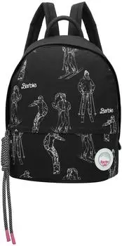 Fritzi aus Preußen Après Ski Limited Barbie Rucksack, Nylon, schwarz (LB5273481)