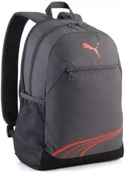 Puma Fundamental Rucksack 20L grau/rot (91801)
