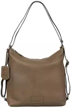 Burkely Soft Skylar Backpack Hobo Leder, taupe (1000334)