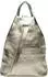 Caspar No.782 2in1 Leder Rucksack & Schultertasche, Damen, bronze