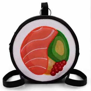 Karactermania Maki-Sushi Rucksack-Tasche, schwarz, 20x20cm (37000)