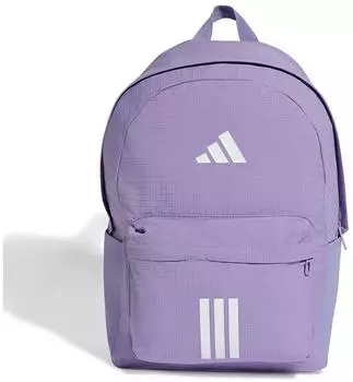 Adidas Essentials 3-Streifen Rucksack 43cm, lila/wei&szlig;
