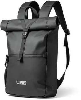 Urban Armor Gear DRYOUT 18L Rolltop-Rucksack, aktive Feuchtigkeitsentfernung, schwarz (98418511V4040)