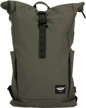 Weather Report Bronze PU Rucksack, gr&uuml;n (WR251883)