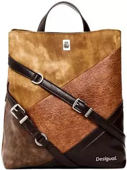 Desigual Aurea Sumy Strai Rucksack M, braun (24SAXP10)