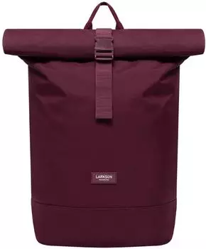 Larkson Janne Rolltop-Rucksack bordeaux, wasserabweisend, Unisex (LARK00270)