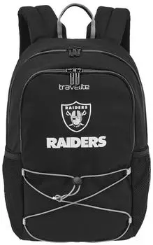 Travelite NFL Sports Backpack (004707) las vegas raiders
