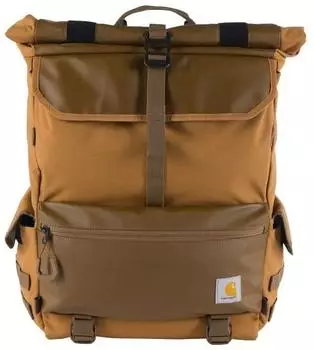 Carhartt Nylon Rolltop-Rucksack 40L, braun (211)