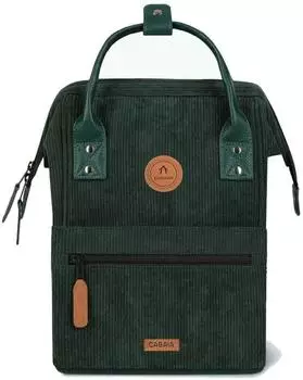 Caba&iuml;a Adventurer Velvet City Rucksack S, gr&uuml;n (30cm)
