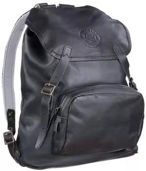 Beckmann Norway Lederrucksack 26L schwarz