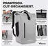 Valkental Rolltop Backpack 28L grey