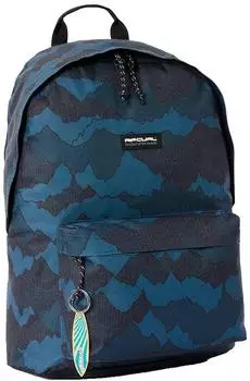 Rip Curl Dome 17L Camo Check Rucksack, schwarz/navy