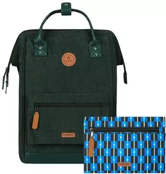 Caba&iuml;a Adventurer Velvet Daypack L, 48cm, gr&uuml;n, mit Laptopfach (CAB993RUXJ)