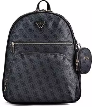 Guess Adrian kleiner Rucksack, Polyester, schwarz (Adrian)