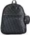 Guess Adrian kleiner Rucksack, Polyester, schwarz (Adrian)