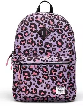 Herschel Heritage Kinder-Rucksack Scribble Leopard Sachet Pink