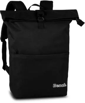 Bench Solid Daypack Rolltop 45cm Laptopfach 15", 21L schwarz (64237-0100)
