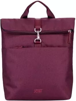 Jost Bergen Backpack Courier Rolltop-Rucksack burgundy (1606)