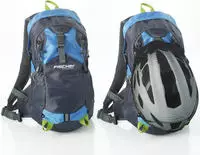 FISCHER Fahrrad Fahrradrucksack "Rucksack mit Helmnetz" mit Helmnetz