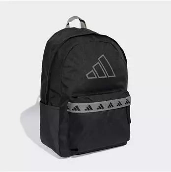 Adidas Classic Tape Rucksack, schwarz/grau, Unisex (JY1058)