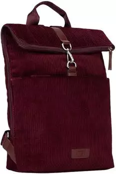 Jost Cord Courier Rucksack bordeaux (35x26x10)