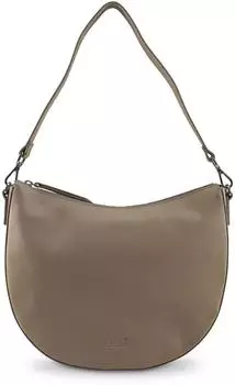 Jost Arva Hobo Bag L, Leder, ecru (25,5x38x7,5cm)