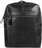 Sansibar Laptop-Rucksack Echtleder, schwarz, Unisex (71906)