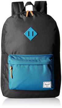 Herschel Heritage Backpack black/ink blue rubber