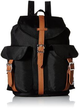 Herschel Dawson Laptop Backpack black/tan synthetic leather (10233)
