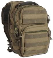 Mil-Tec 31155, Mil-Tec Rucksack One Strap Assault Pack Small 10 L - Oliv Herren
