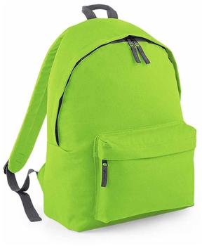 Bagbase Junior Fashion Backpack lime green/graphite grey
