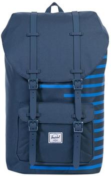 Herschel Little America Backpack navy/cobalt stripes