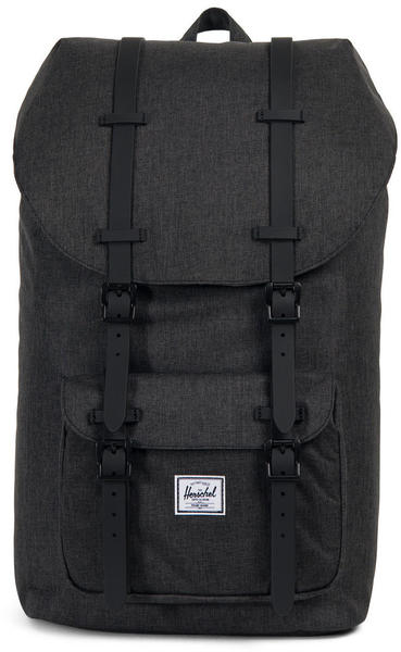 Herschel Little America Backpack (2021) black crosshatch/black