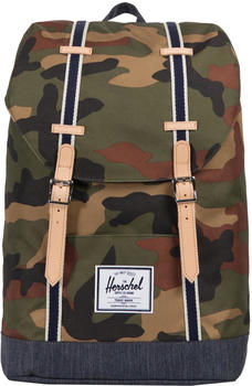 Herschel Retreat Backpack woodland camo/dark denim