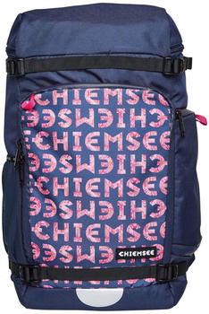 Chiemsee Back Pack With Reflective Printing On The Front dark blue/pink