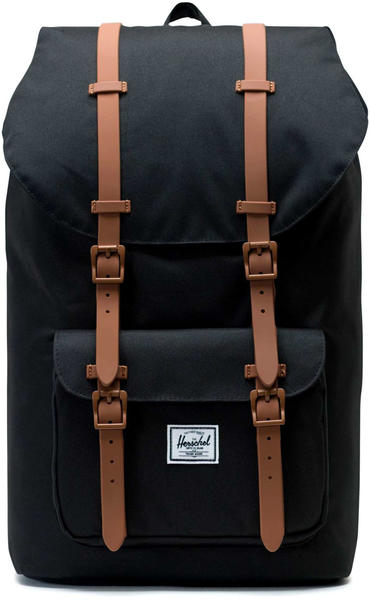 Herschel Little America Backpack black/saddle brown