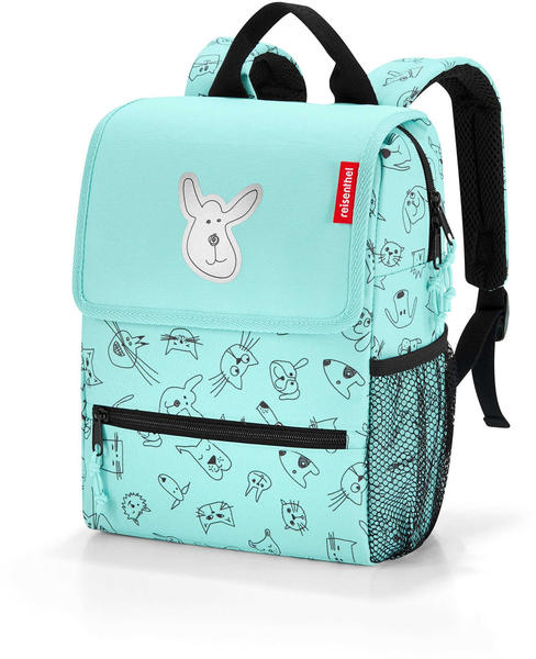 Reisenthel Backpack Kids cats and dogs mint