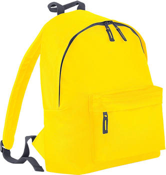 Bagbase Fashion Backpack yellow/graphite grey