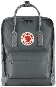 Fjällräven Kånken super grey/chess pattern