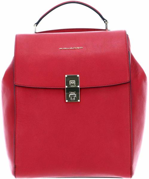 Piquadro Dafne Expandable Backpack red