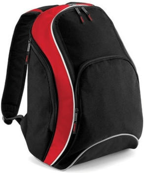Bagbase Teamwear Backpack black/classic red/white