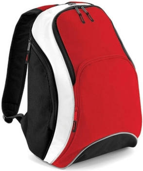 Bagbase Teamwear Backpack classic red/black/white
