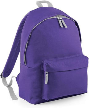 Bagbase Junior Fashion Backpack purple/light grey