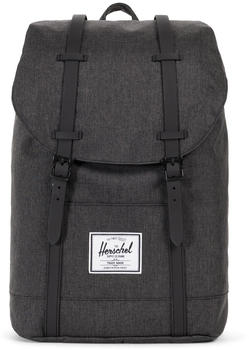 Herschel Retreat Backpack (2021) black crosshatch/black rubber