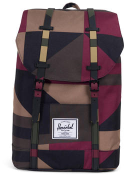 Herschel Retreat Backpack windsor wine/frontier geo