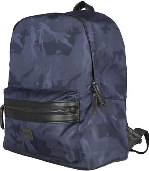 Urban Classics Camo Jacquard Backpack (TB1699) navy camo