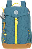 L&Auml;SSIG Kinderrucksack "Adventure, Blue, Big Backpack" Reflektoren inkl.