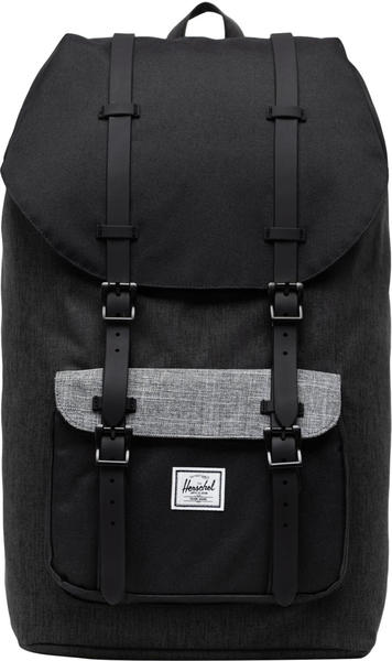 Herschel Little America Backpack (2021) black crosshatch/raven