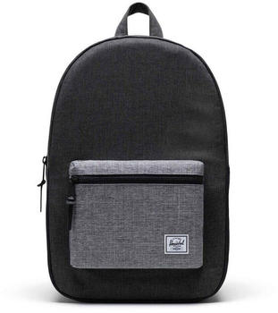 Herschel Settlement Backpack (2021/22) black crosshatch/black/raven crosshatch