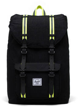 Herschel Little America Backpack Mid-Volume (2021) black enzyme ripstop/black/safety yellow